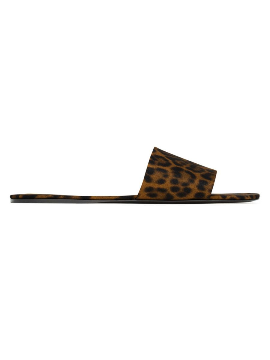 Carlyle Slides In Leopard Grosgrain | Saks Fifth Avenue