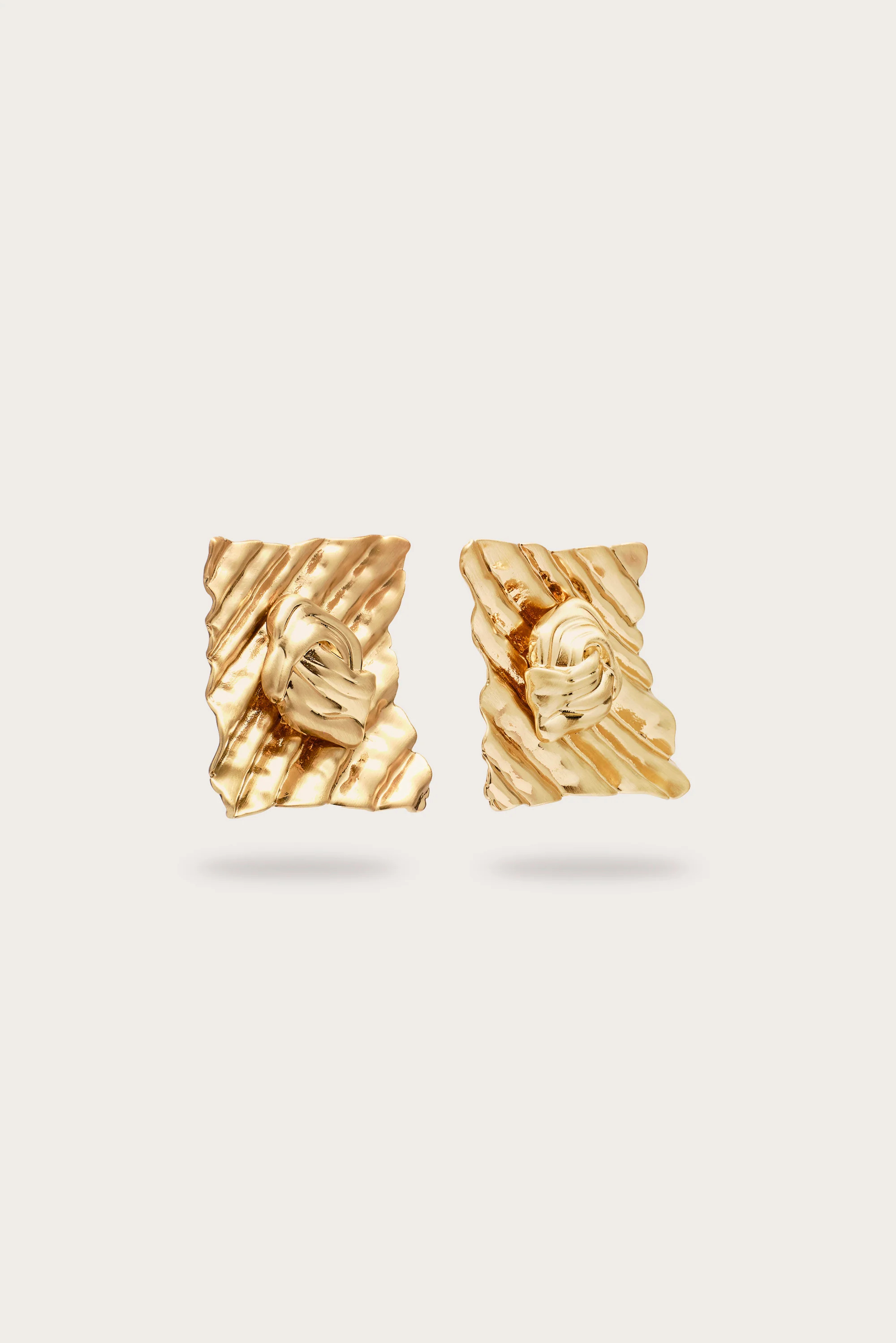 NAYDINE EARRING - BRUSHED BRASS | Cult Gaia - US