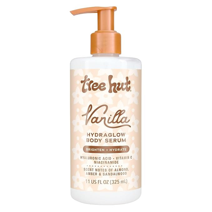 Tree Hut Vanilla Hydraglow Body Serum, Brighten & Hydrate, with Hyaluronic Acid, Vitamin C & Niac... | Amazon (US)