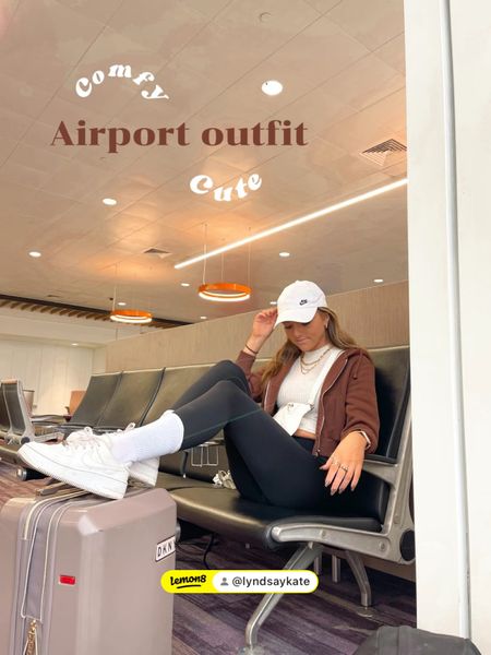 I love an airport outfit that is comfortable and cute. I almost always am wearing a baseball cap to the airport. ✈️

#LTKstyletip #LTKtravel #LTKfindsunder50