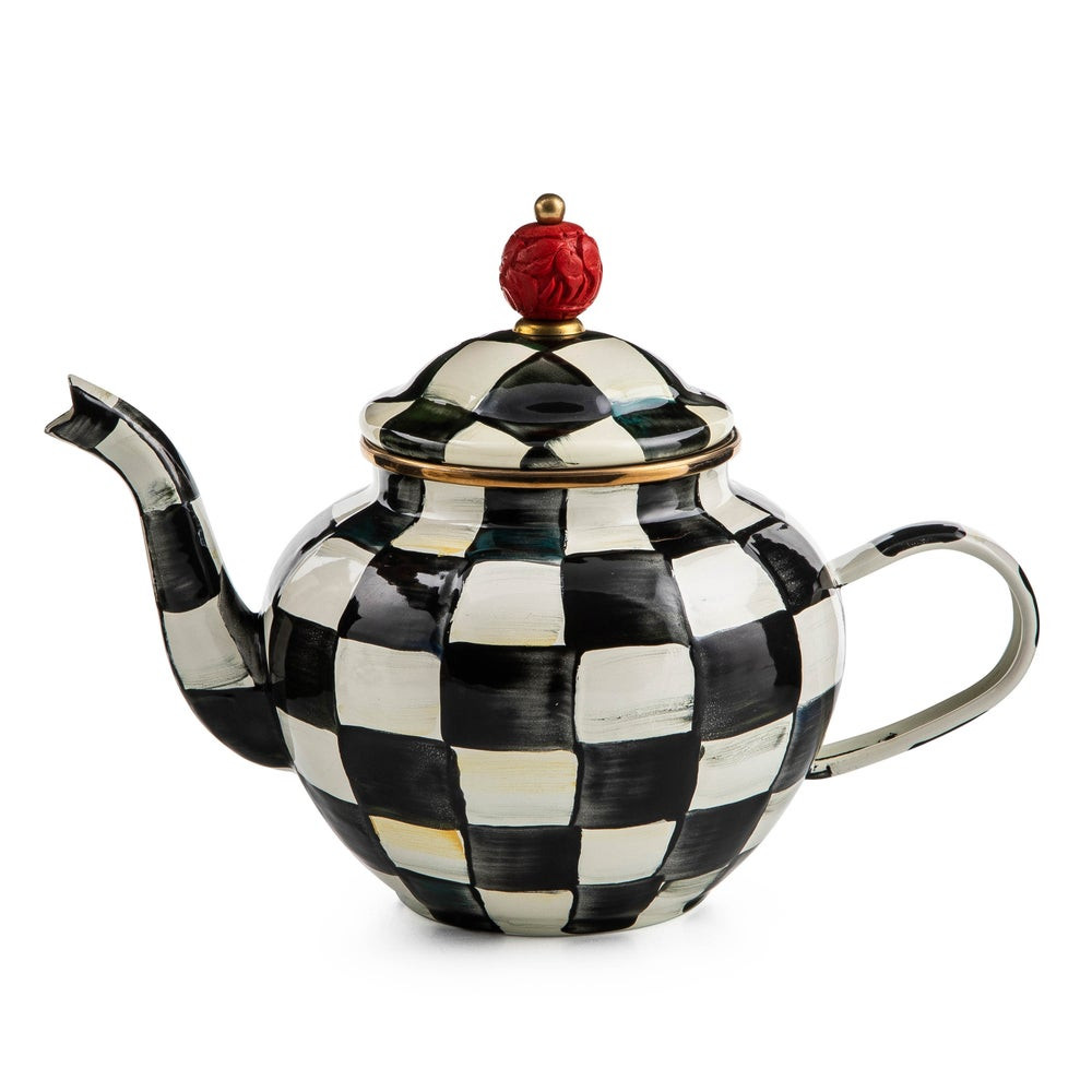 Courtly Check 4 Cup Teapot | MacKenzie-Childs