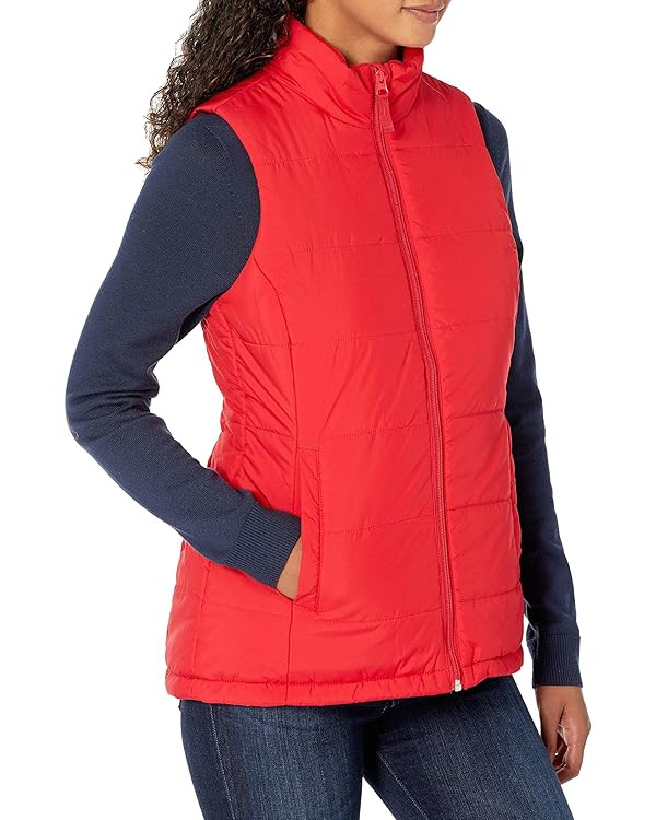 Amazon Essentials Women's Mid-Weight Puffer Vest | Amazon (US)