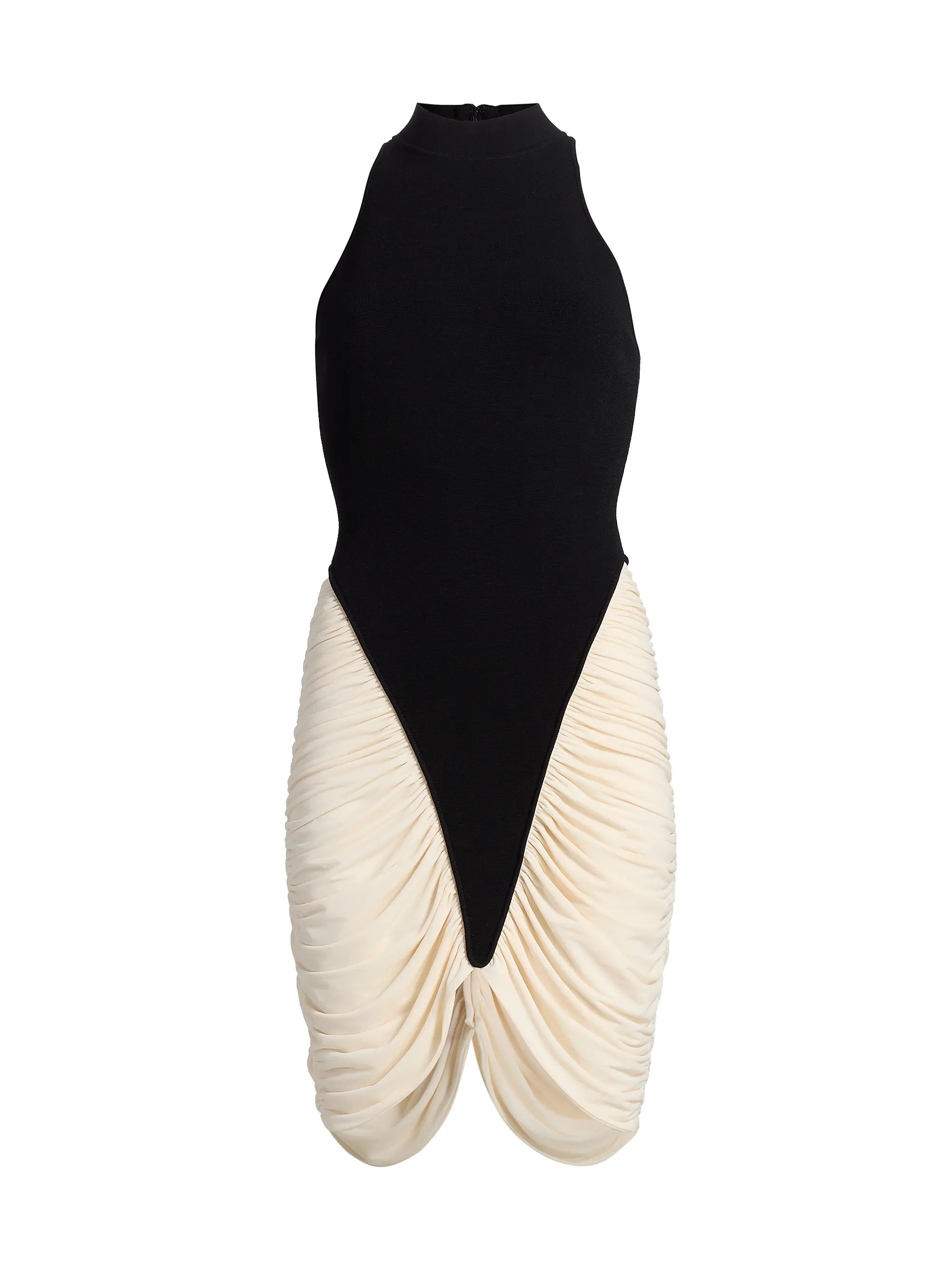 Atticus Ruched Knit Minidress | Saks Fifth Avenue