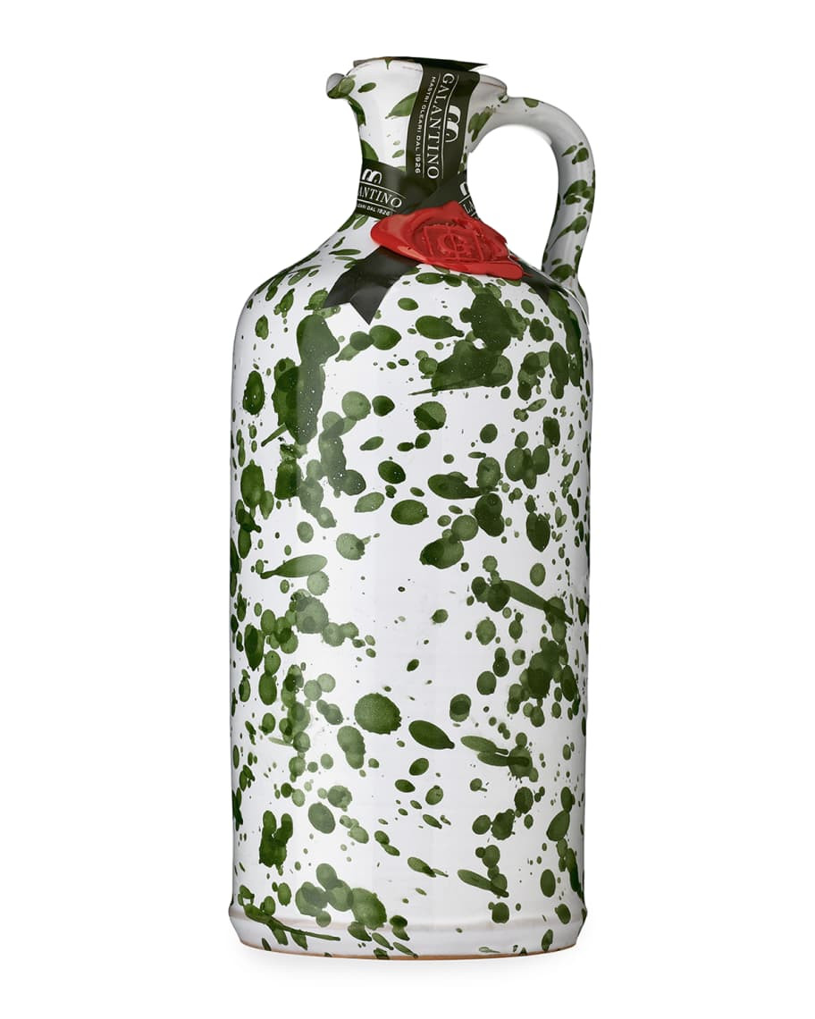 Frantoio Galantino Hand-Painted Ceramic Jug with Extra Virgin Olive Oil | Neiman Marcus