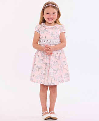 Toddler and Little Girls Paris Smocked Dress | Macy's