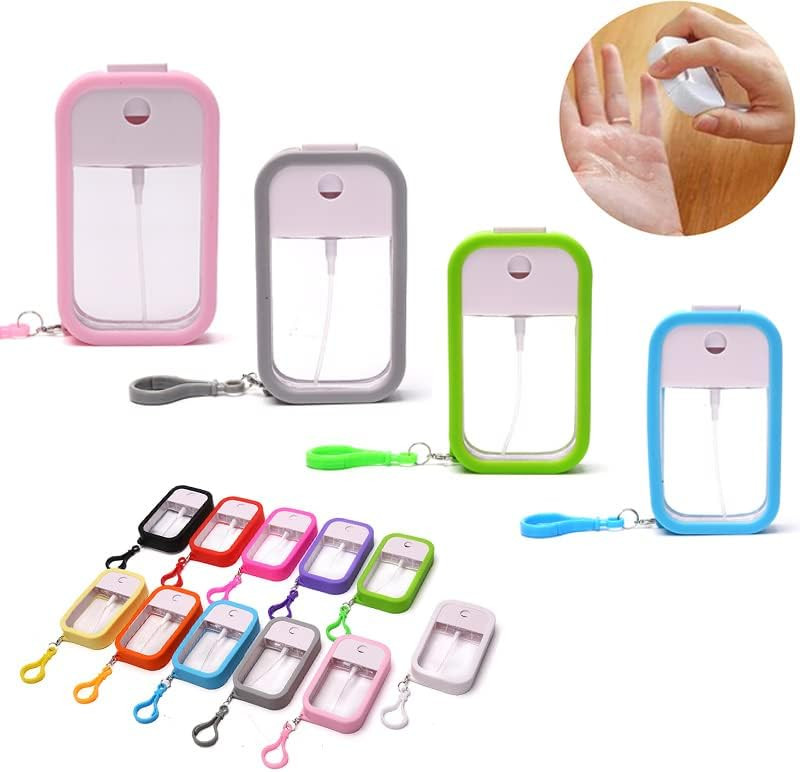 VizGiz 4 Pack Spray Bottles Perfume Atomizer Refillable Empty Bottle Travel Portable Card Phone S... | Amazon (US)