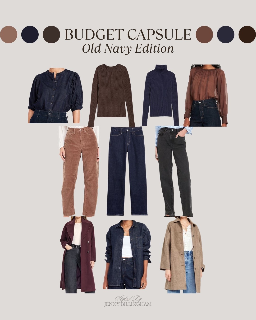 A whole fall wardrobe from Old Navy… built from just 10 pieces you can mix and match for endless outfit options 👏
And the best part? Every single piece is on sale today for under $50!

#LTKStyleTip #LTKFindsUnder100 #LTKFindsUnder50