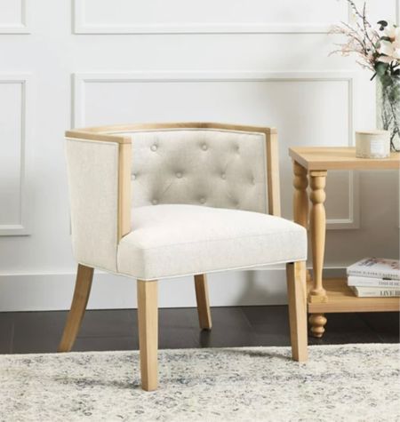 My Texas House Raveena Upholstered Accent Chair, Oat, white accent chair 

#LTKFind #LTKhome #LTKxNSale