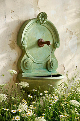 Circular Stone Wall Fountain | Anthropologie (US)