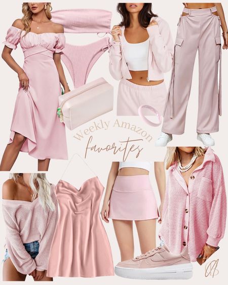 Weekly amazon favorites - Baby pink color edition 

#LTKunder100 #LTKSeasonal #LTKstyletip