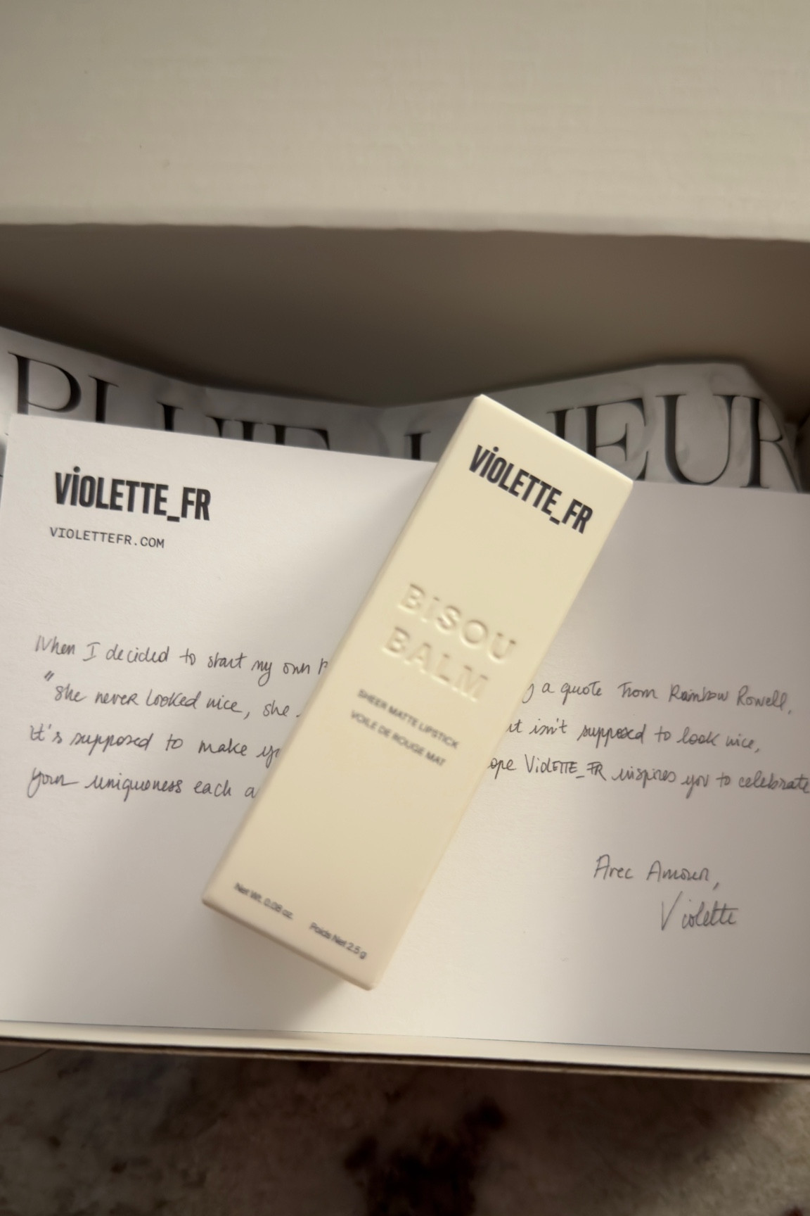 Love a great lippie in my bag 🍇 

Shade: Betise