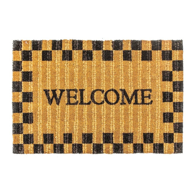Checked Entrance Mat | MacKenzie-Childs