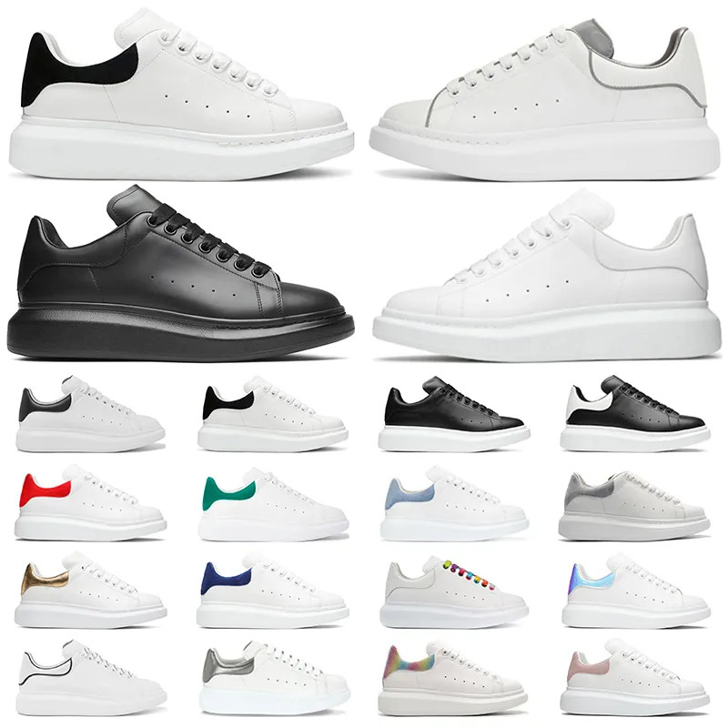 designer shoes Plate-forme sneakers Men Women Platform Casual Shoes Black Suede Leather Red Green... | DHGate