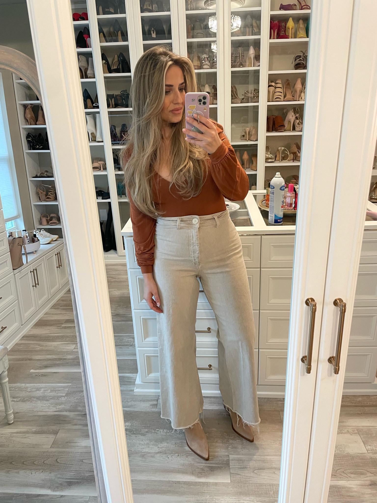 Casual fit. All true to size.
Bodysuit is sold out in this color but other colors available !

#LTKfit #LTKunder50 #LTKunder100