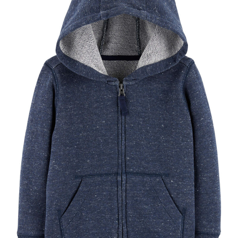 Marled Zip-Up French Terry Hoodie | Carter's