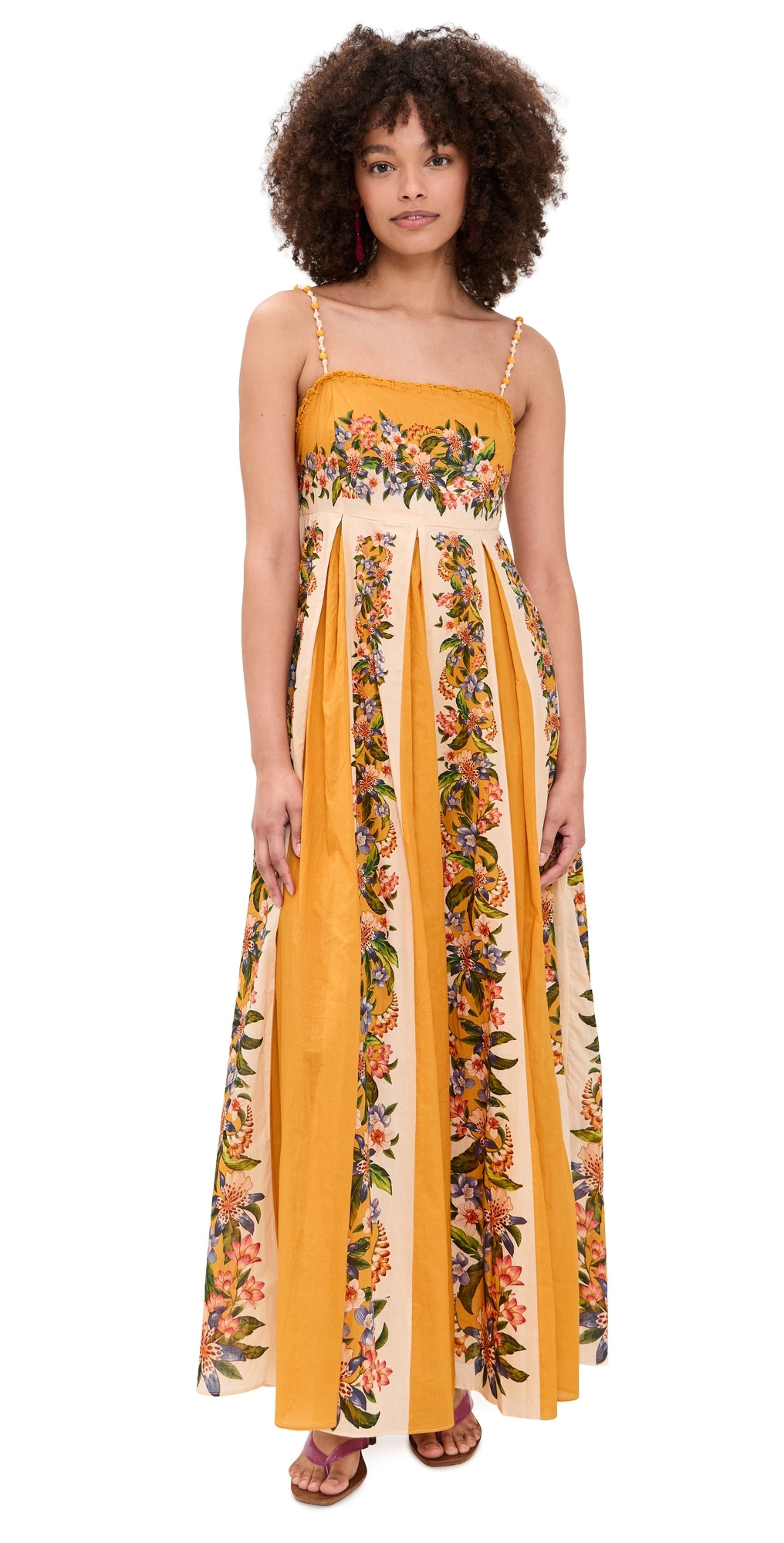 FARM Rio Hilo Sand Dress Hilo Stripes Sand M | Shopbop