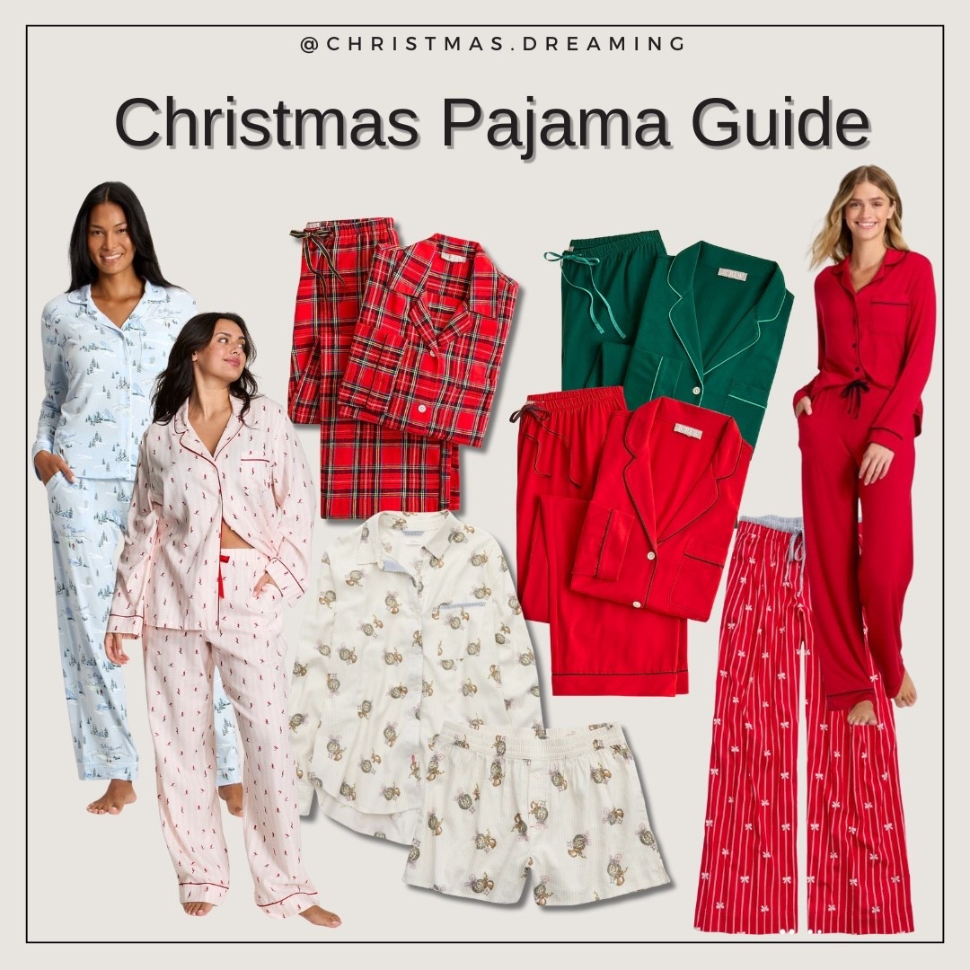 Christmas Pajama Guide!🎄 affordable & luxury options

#LTKHoliday #LTKGiftGuide