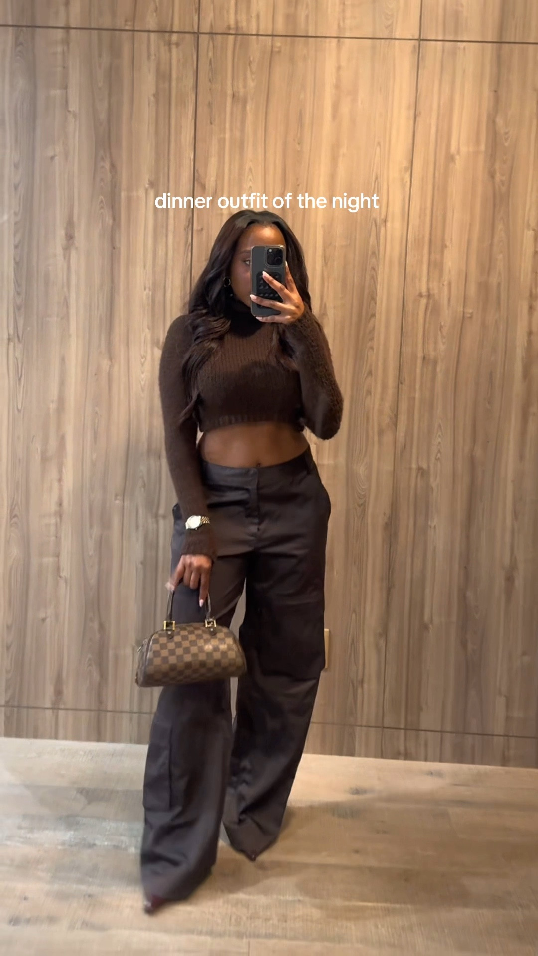 Dinner outfit of the night🤎 

#LTKWatchNow #LTKStyleTip #LTKSeasonal