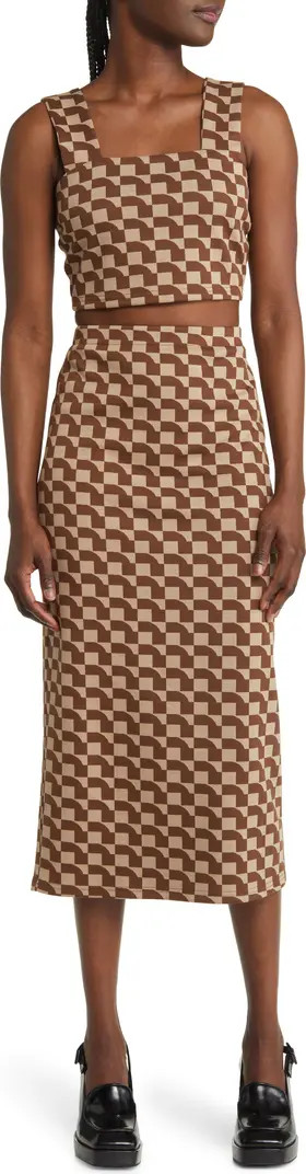 Looking Good Geo Print Top & Skirt Set | Nordstrom