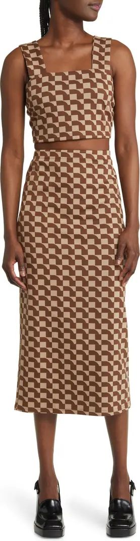 Looking Good Geo Print Top & Skirt Set | Nordstrom