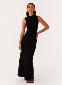 Prove It Knit Maxi Dress - Black | Peppermayo (Global)