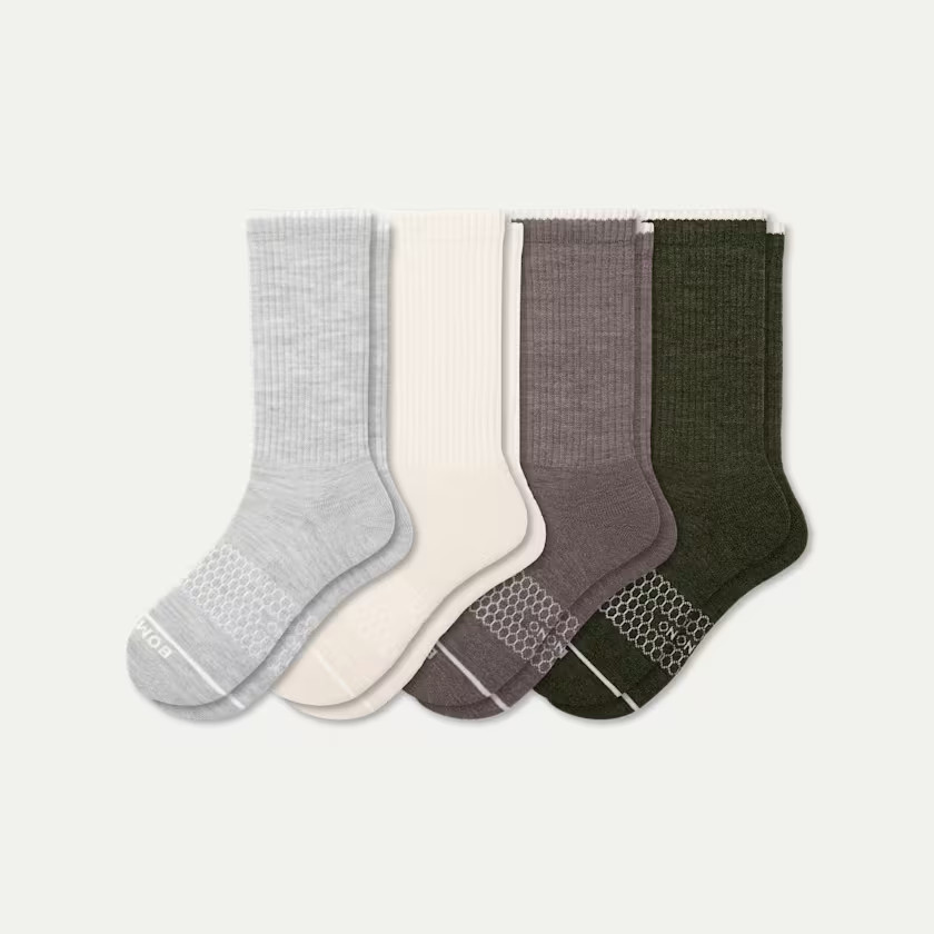 Women's Merino Wool Blend Calf Sock 4-Pack | Bombas
