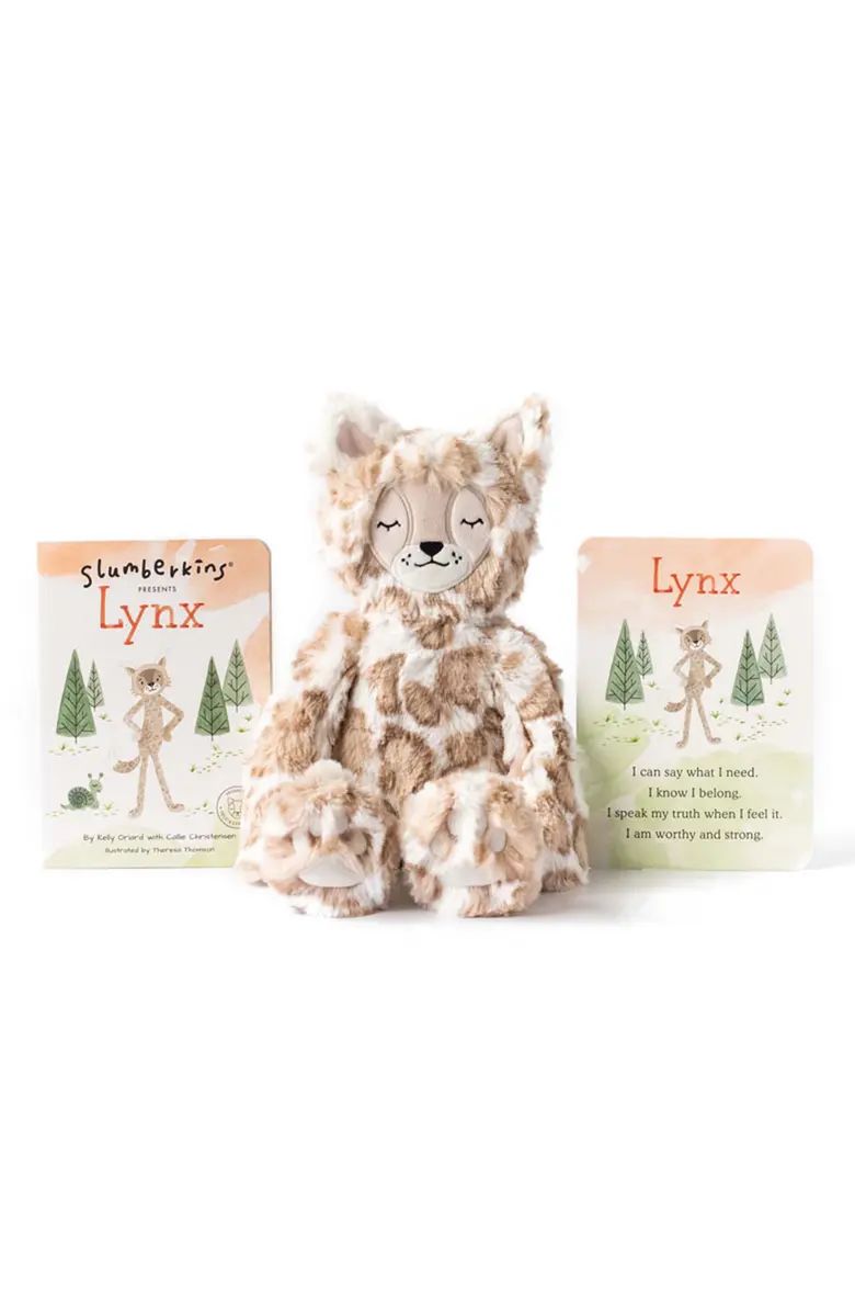 Slumberkins Lynx Stuffed Animal & 'Lynx' Board Book | Nordstrom | Nordstrom