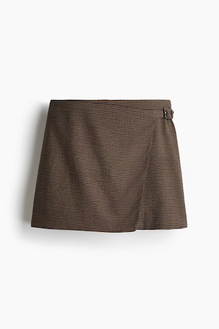 H & M - Skort im Wickelschnitt - Braun - Damen | H&M (DE, AT, CH, NL, FI)