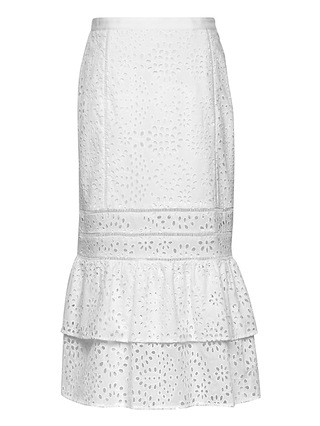 JAPAN EXCLUSIVE Eyelet Midi Skirt | Banana Republic US