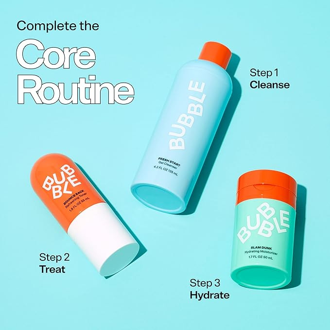 Bubble Skincare Slam Dunk Hydrating Face Moisturizer - Travel Size Lightweight Face Lotion with V... | Amazon (US)