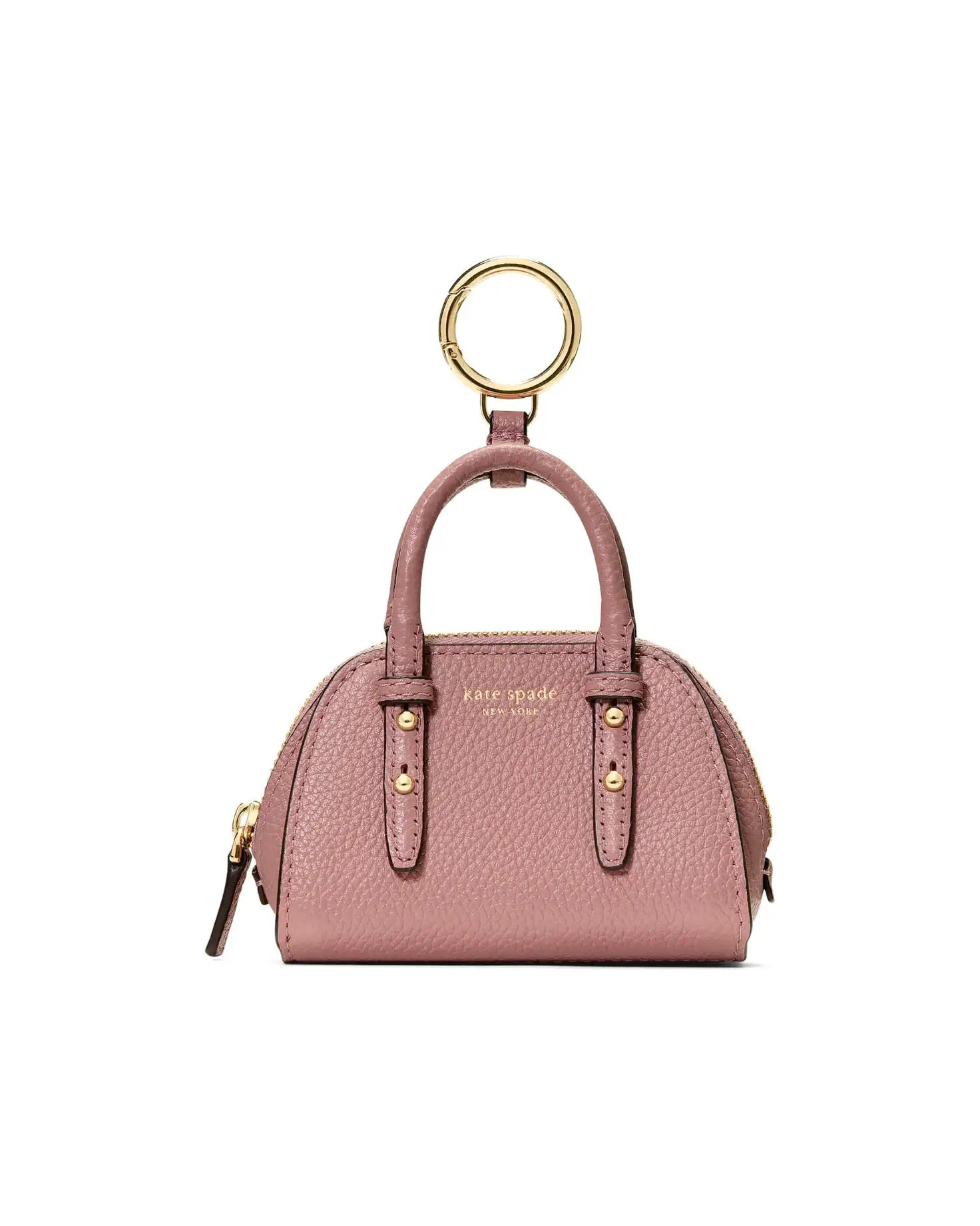 Kate Spade New York Charmed Pebbled Leather Nano Carryall Bag Charm | Zappos.com