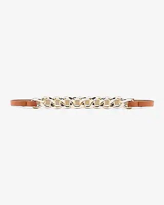 Skinny Chain Waist Belt | Express