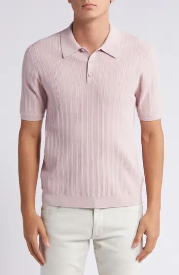 Wax London Napels Ribbed Polo Sweater | Nordstrom | Nordstrom