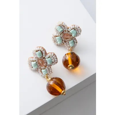Noonday Collection Vintage Amber Drop Earrings at Nordstrom | Nordstrom