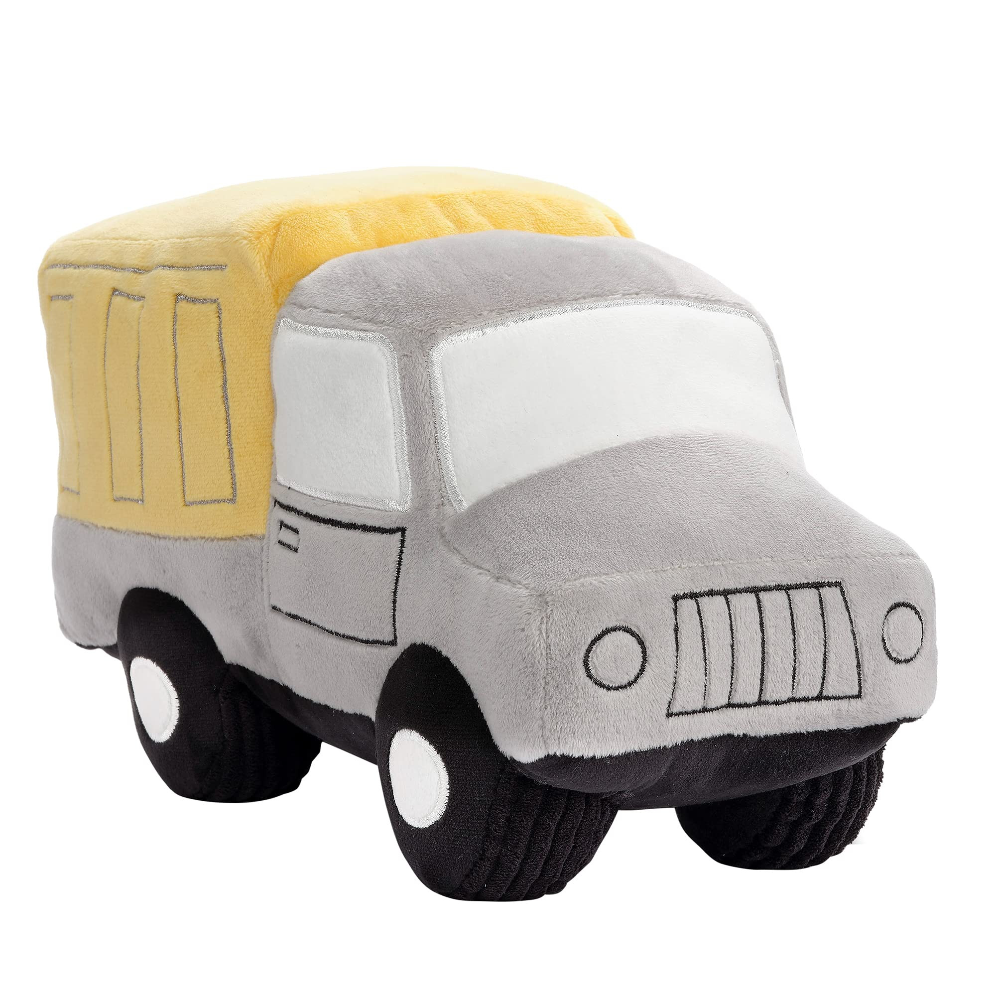 Bedtime Originals Construction Zone Plush Dump Truck Stuffed Toy - Gray/Yellow | Amazon (US)
