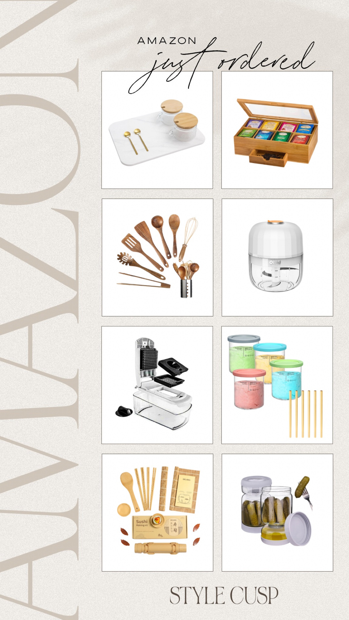 Just Ordered! Amazon Finds for My Kitchen 🫶🏼

Kitchen must have, housewarming gifts, kitchen tools, Amazon find, Amazon home

#LTKFindsUnder50 #LTKFindsUnder100 #LTKHome