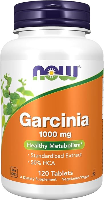 NOW Foods Supplements, Garcinia (Garcinia Cambogia) 1,000 mg, Healthy Metabolism*,Weight Loss, 12... | Amazon (US)