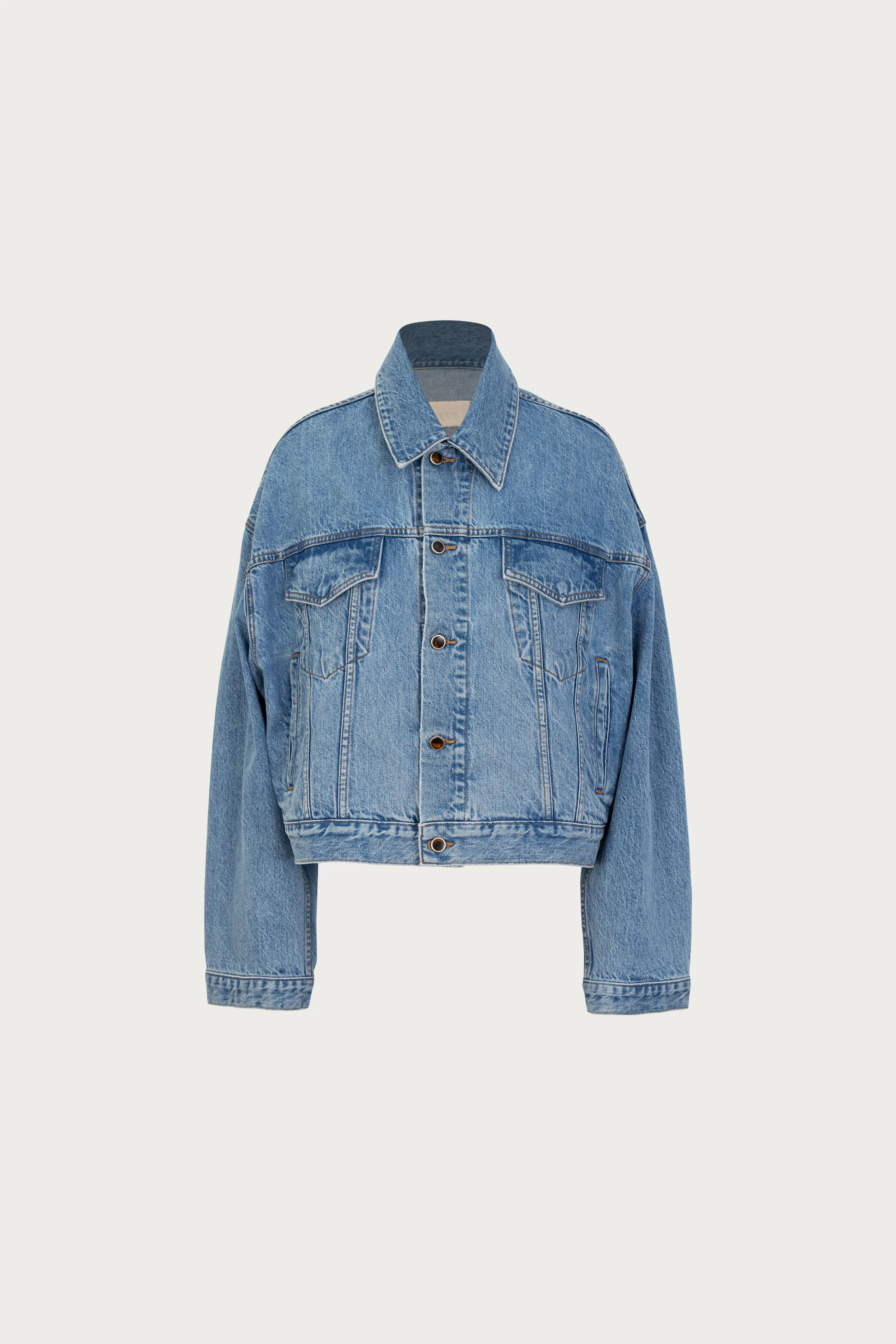 The Perfect Denim Jacket (Classic Blue) | SAME