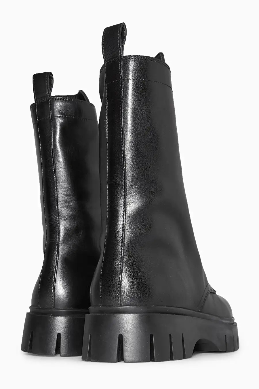 CHUNKY LACE-UP BOOTS - BLACK - COS | COS UK