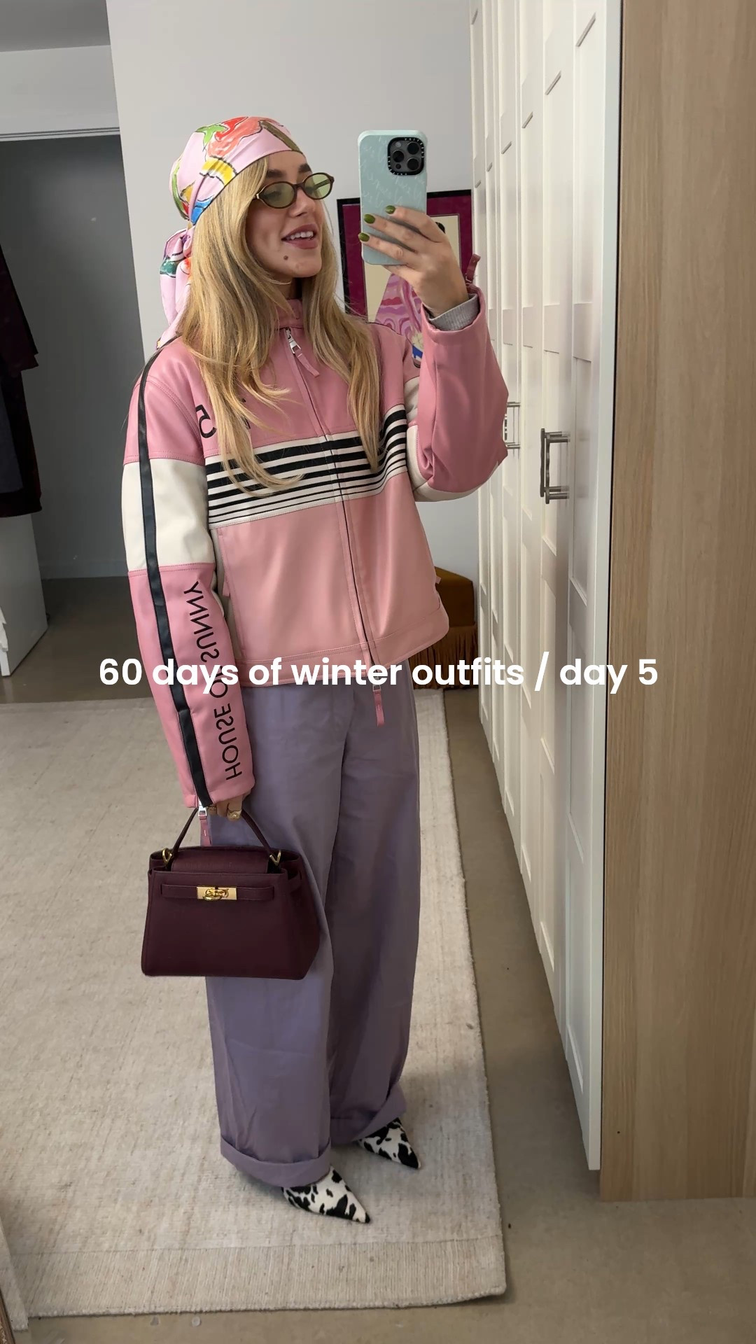 Day 5 of 60 days of winter outfits 🩷 

Staring a super simple silhouette today trousers my favourite jacket shoes in a bag but this is a reminder that it doesn’t all have to be neutral and you can have fun with colour combinations in your winter outfits !!!

#LTKstyletip #LTKwinter #LTKaustralia