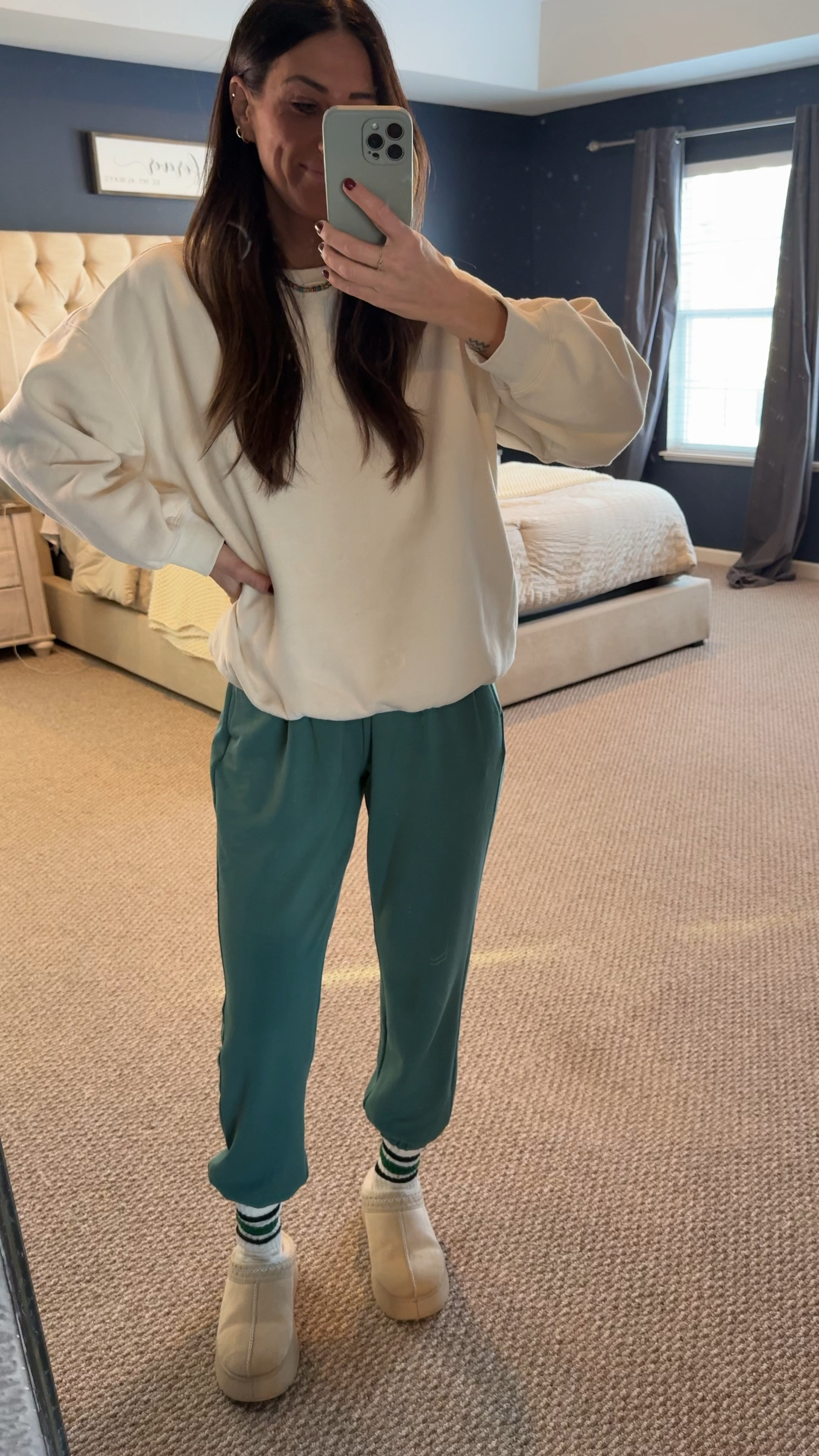 Comfy, lounge outfit. Sweats are super soft and on sale!

#LTKSaleAlert #LTKFindsUnder50 #LTKPetite