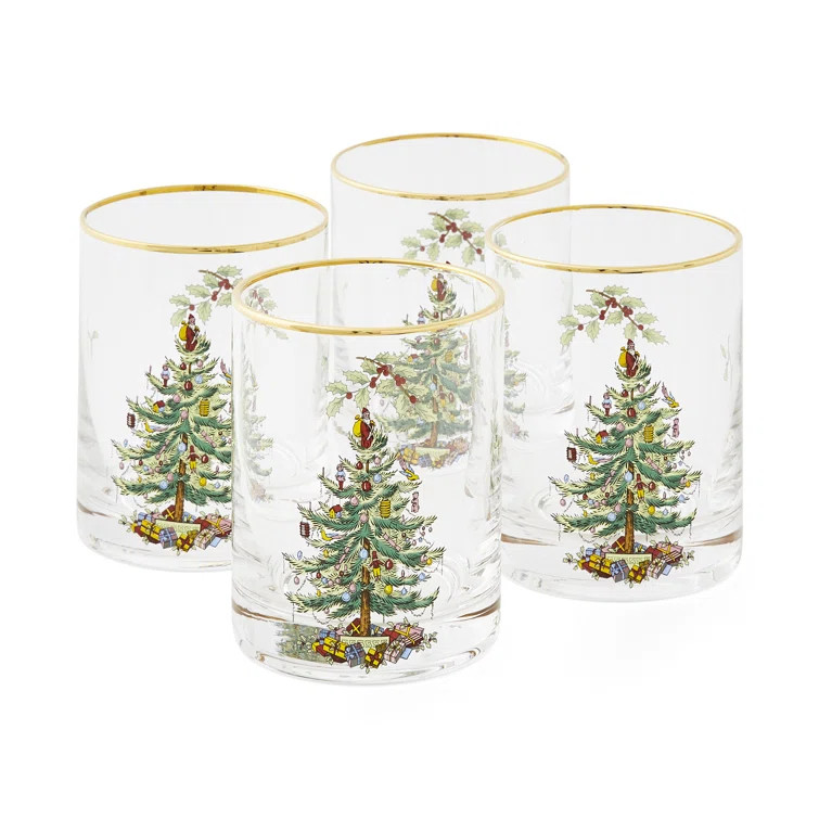 Spode Christmas Tree Dof Glasses 14 Oz | Wayfair North America