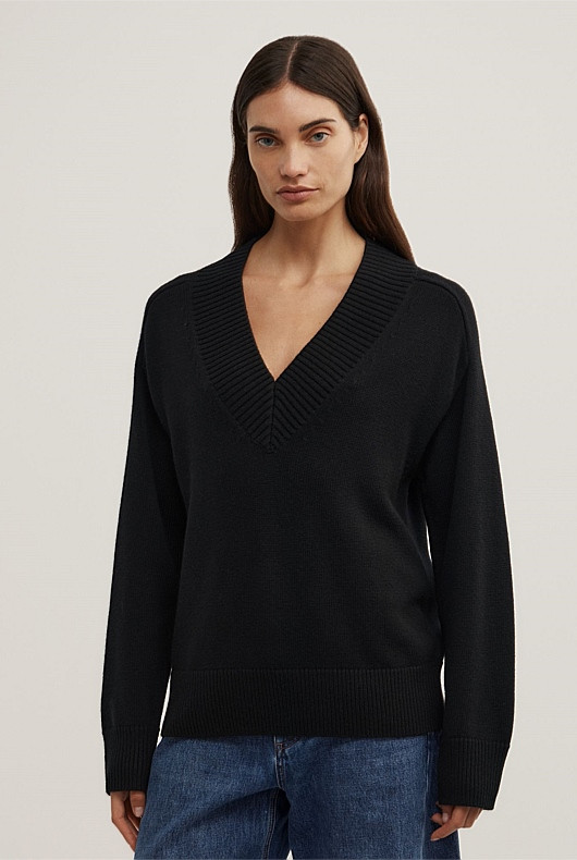 V-Neck Knit | Witchery (AU)