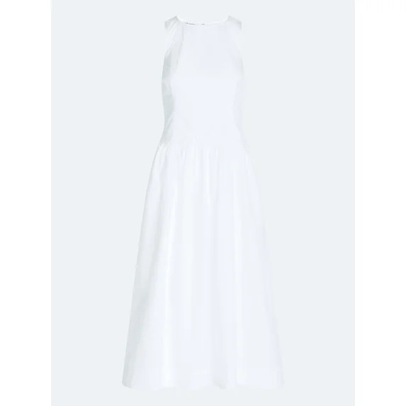 Free Assembly Women’s and Women's Plus Sleeveless Cotton Racer Back Maxi Dress, Sizes XS-4X | Walmart (US)