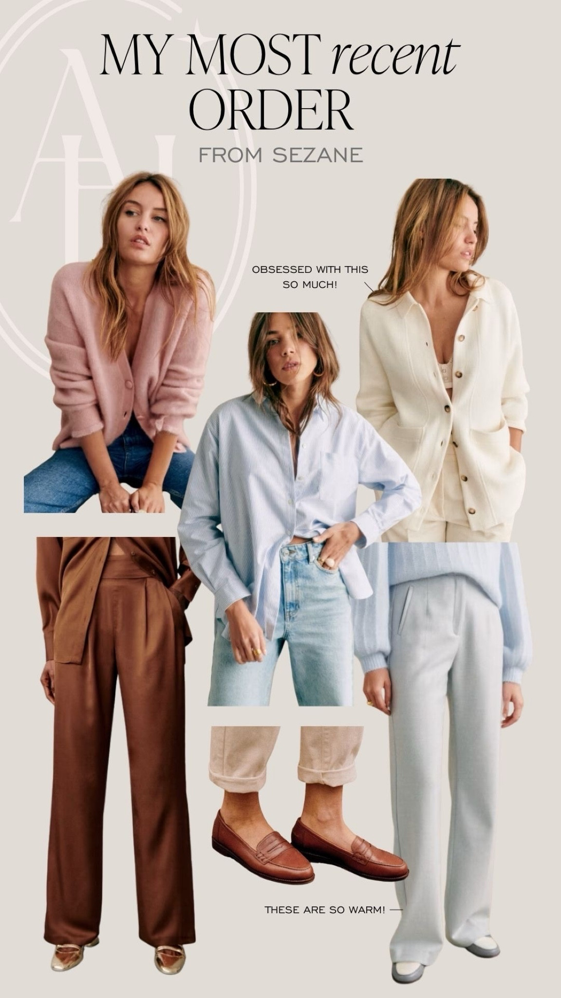 My most recent Seźane order. I love this pink cardigan and knit jacket. 

#LTKSeasonal #LTKbeauty #LTKstyletip