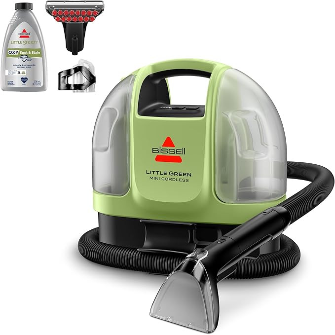 BISSELL Little Green Mini Cordless Portable Carpet and Upholstery Deep Cleaner, Car/Auto Detailer... | Amazon (US)