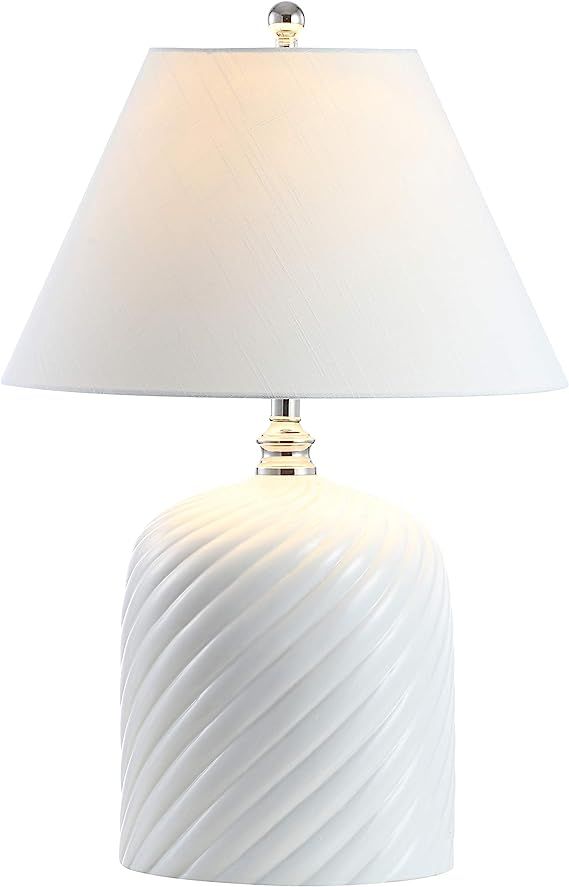 JONATHAN Y JYL6616A Serge Swirl 28.5" Ceramic Bohemian Glam LED Table Lamp French Country Cottage... | Amazon (US)