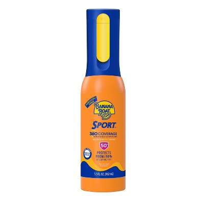 Banana Boat Sport 360 Coverage Advanced Control Mist Sunscreen Sprayer - SPF 50 - 5.5 fl oz | Target