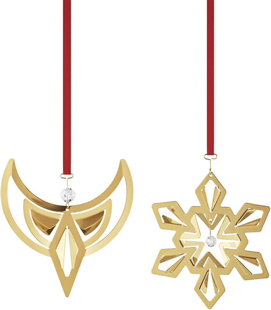 Georg Jensen 2024 Christmas Ornament Set, Plated in 18k Gold - 10020392 | Amazon (US)