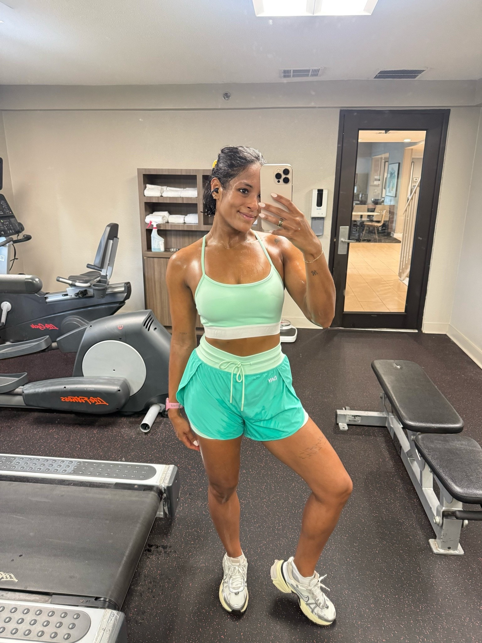 Loved this running fit from Day1. Wearing a XS in the bra and a small in the shorts. Love that the bra doesn’t show sweat marks. #day1fitness #runningootd #runningshorts

#LTKootd #LTKfitnessgoals #LTKActive